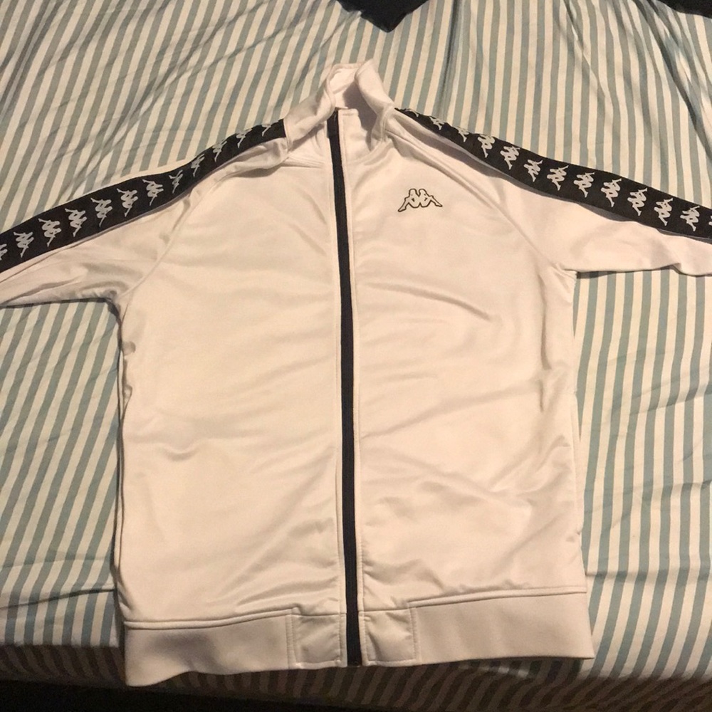 white kappa tracksuit